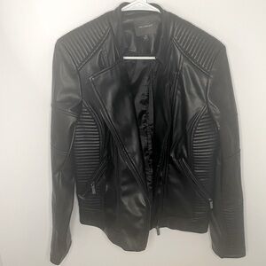 The Limited Women’s Faux Leather Moto Jacket Size M